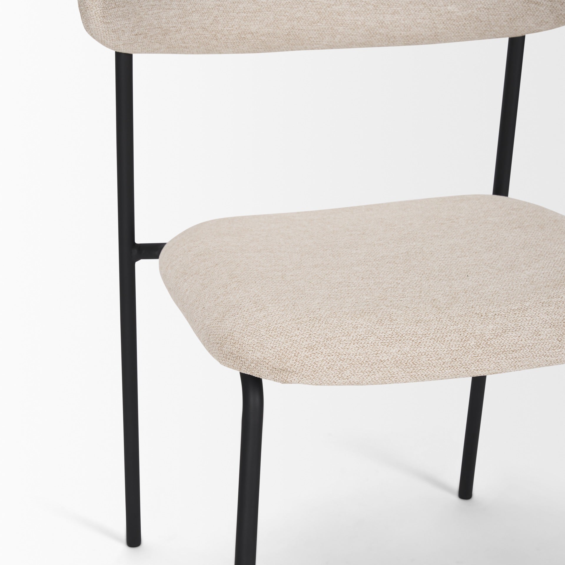 Corey Fabric Dining Chair - 2 Colors - Dekor Butik