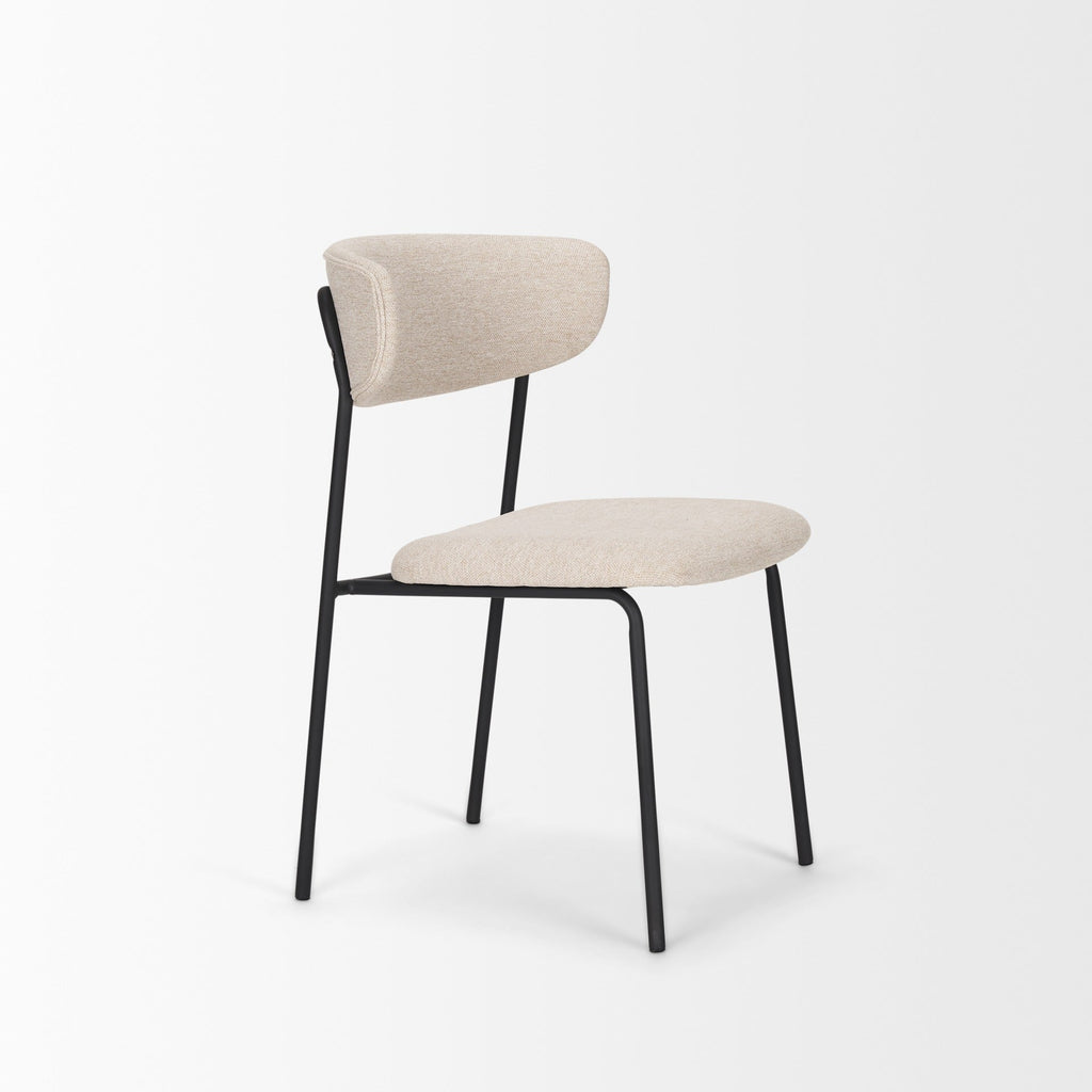 Corey Fabric Dining Chair - 2 Colors - Dekor Butik
