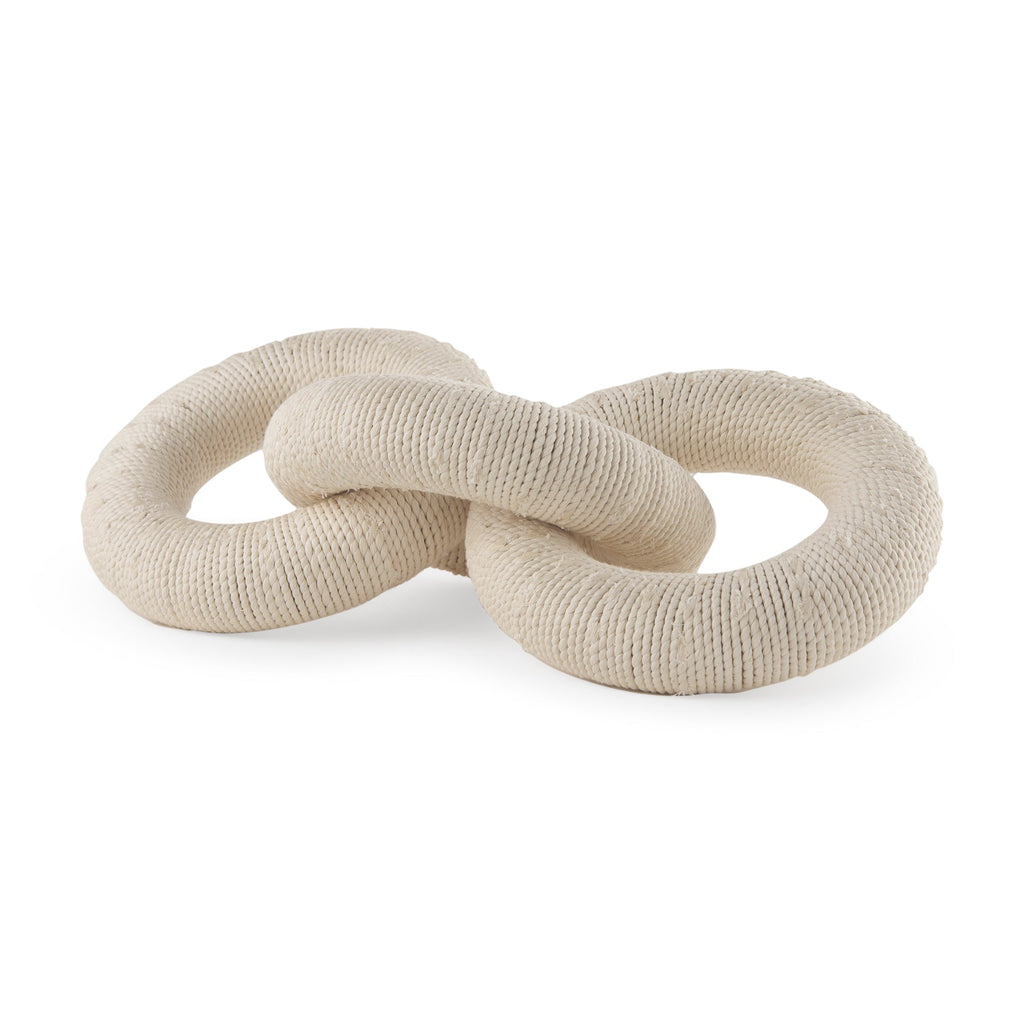 DecorCotton Rope Wrapped Chain Link - Dekor Butik