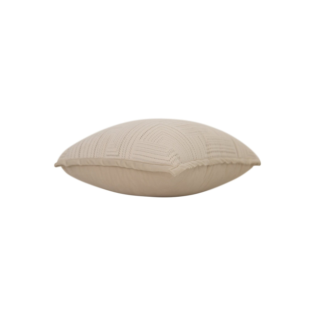 Decorative CushionsCream Chenille Jacquard Pillow - Dekor Butik