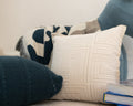 Decorative CushionsCream Chenille Jacquard Pillow - Dekor Butik