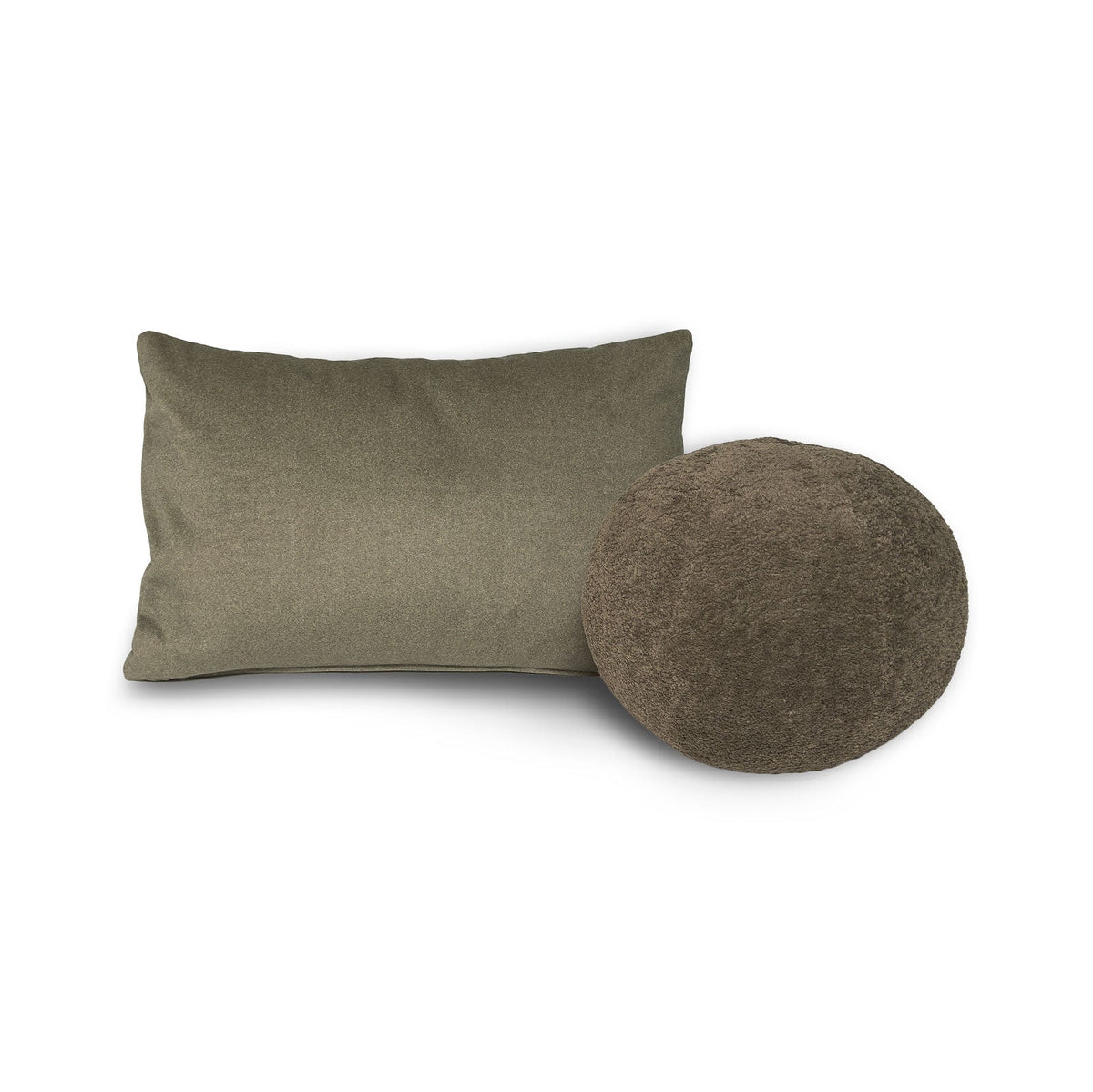 Crush Cushions (Set of 2) - Lichen - Dekor Butik
