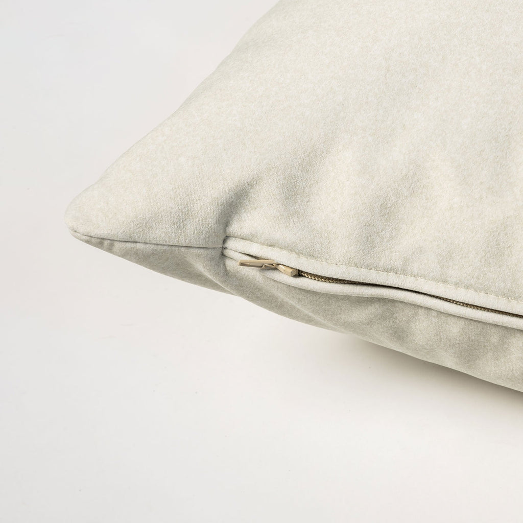 baseCrush Cushions (Set of 3) - Velvet Ecru - Dekor Butik