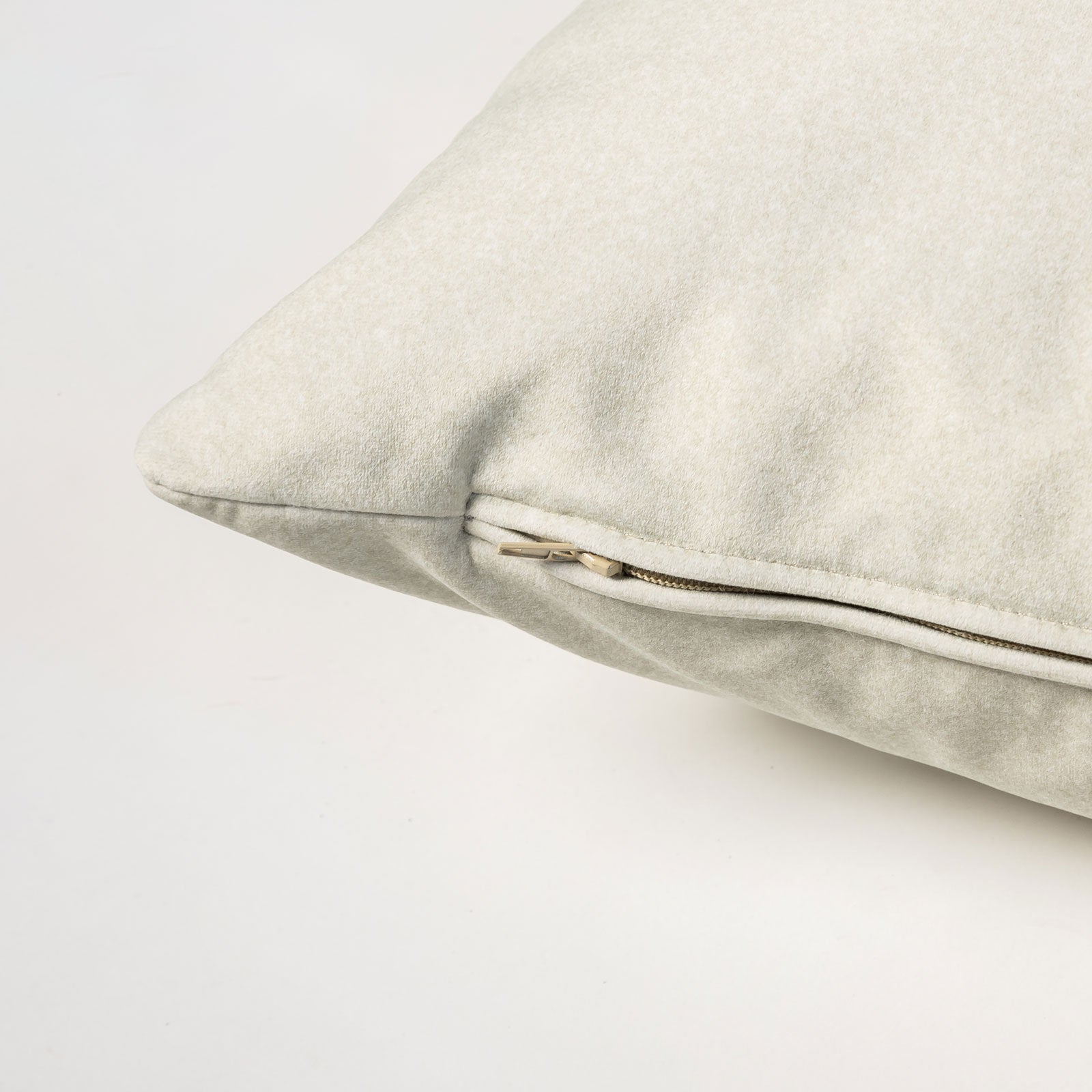 baseCrush Cushions (Set of 3) - Velvet Ecru - Dekor Butik