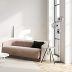 CUBUS Graphite Scandinavian Floor Lamp for Living Room, Bedroom & Office – Modern Minimalist Lighting (Clearance) - Dekor Butik