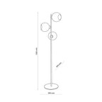 CUBUS Graphite Scandinavian Floor Lamp for Living Room, Bedroom & Office – Modern Minimalist Lighting (Clearance) - Dekor Butik