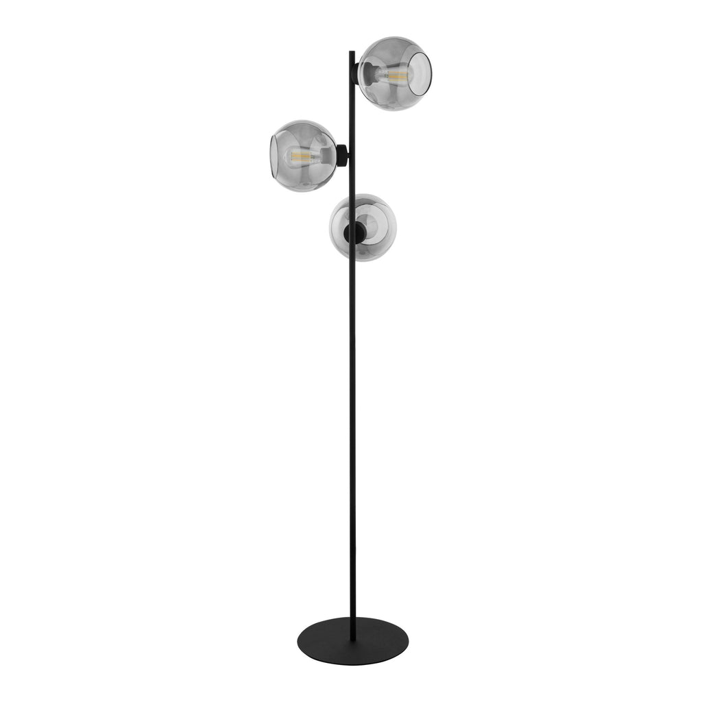CUBUS Graphite Scandinavian Floor Lamp for Living Room, Bedroom & Office – Modern Minimalist Lighting (Clearance) - Dekor Butik