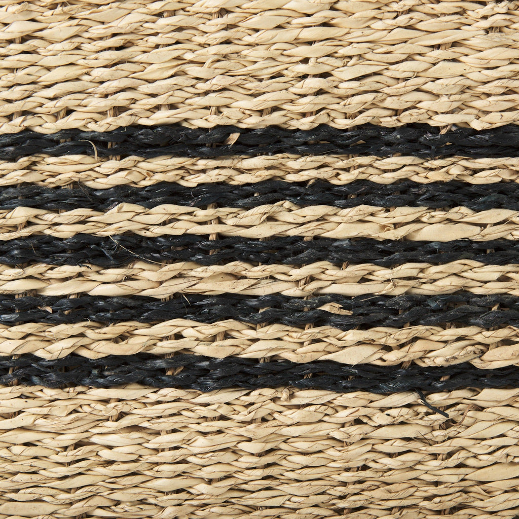 Cullen 15.7L x 15.7W x 15.7H (Set of 3) Grey Twisted Seagrass Square Basket - Dekor Butik