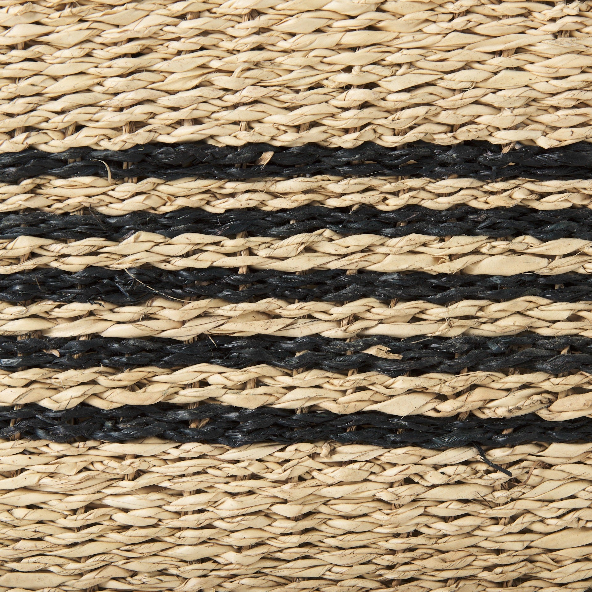 Cullen 15.7L x 15.7W x 15.7H (Set of 3) Grey Twisted Seagrass Square Basket - Dekor Butik