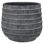 DecorCyrus Cachepot, Cement, Black - Lrg - Dekor Butik