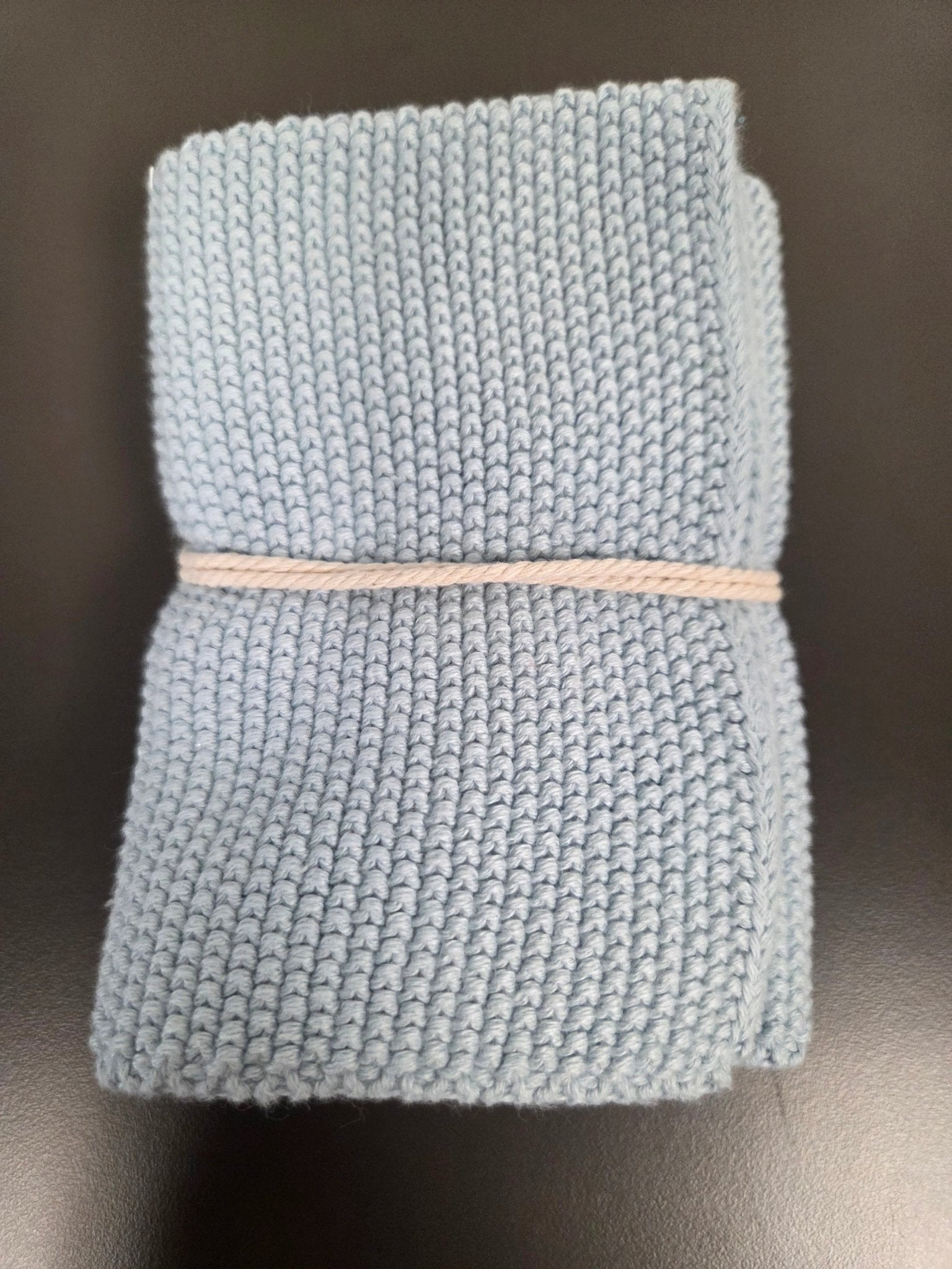 Danish Dishcloths - Organic Cotton - Set of 2 - Knitted - Skyway - Dekor Butik