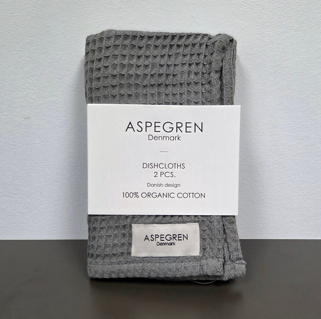 Danish Dishcloths - Set of 2 - Dark Gray - Dekor Butik
