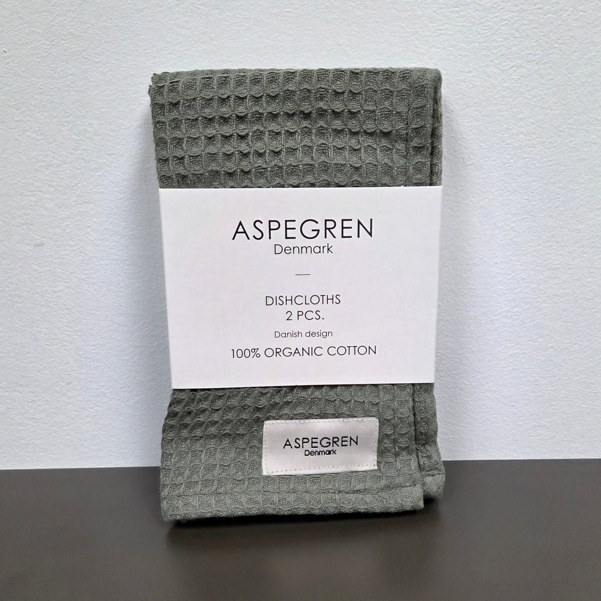 Danish Dishcloths - Set of 2 - Olive - Dekor Butik