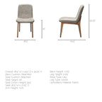 David Fabric Dining Chair - Dekor Butik