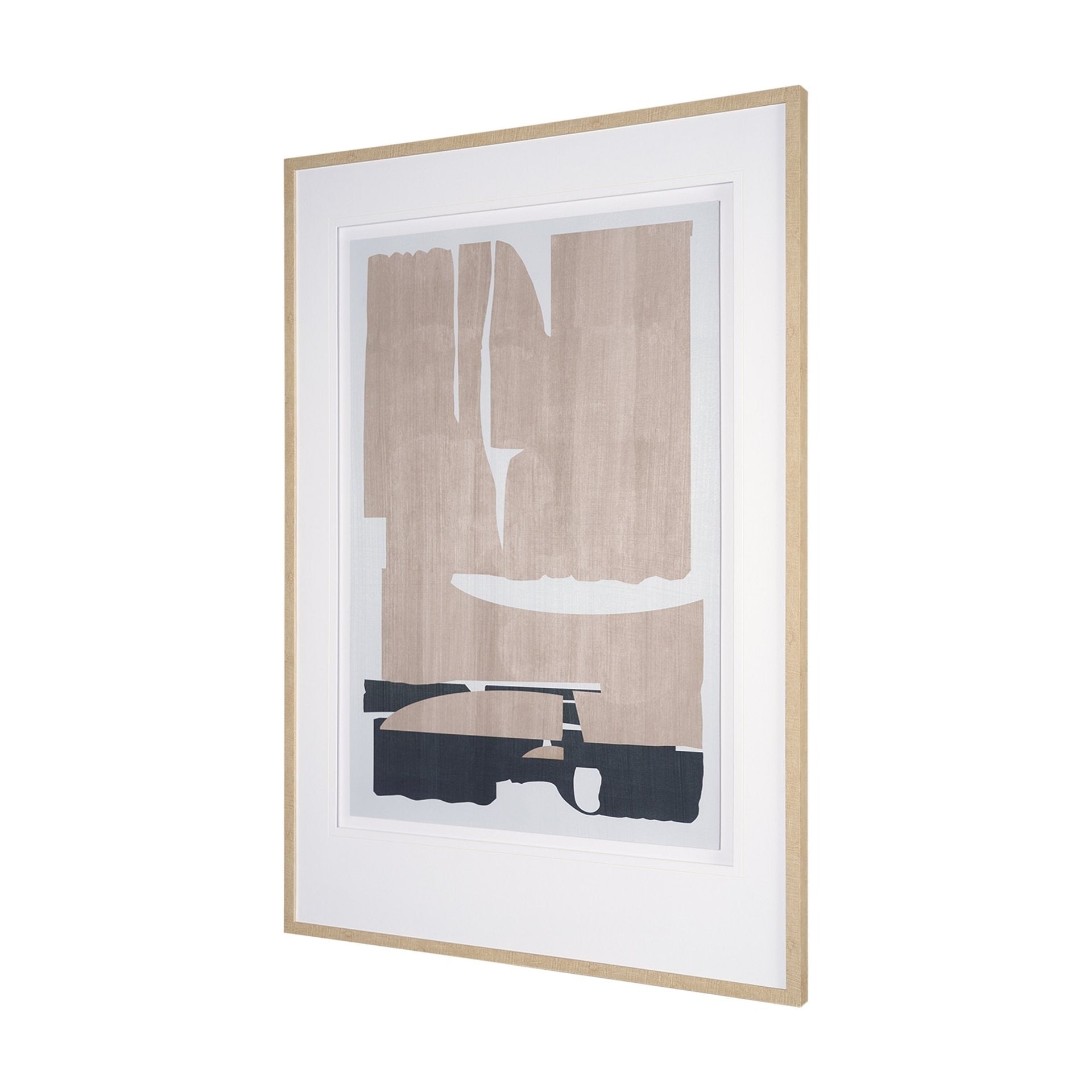 Deep Golden Brown I by Cartissi Textured Framed Artwork Matted under Glass - Dekor Butik