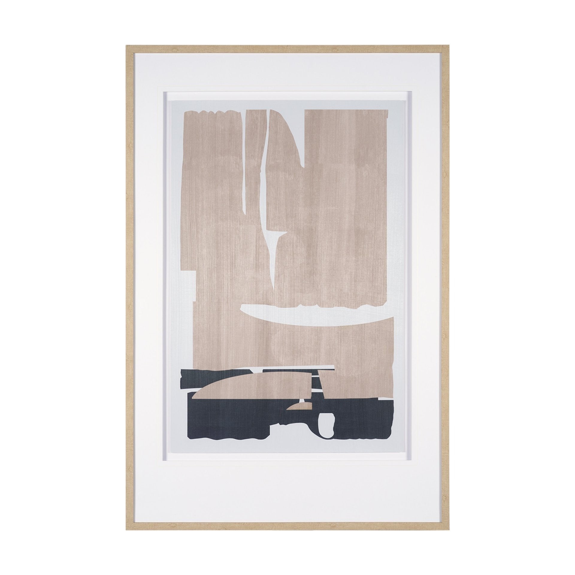 Deep Golden Brown I by Cartissi Textured Framed Artwork Matted under Glass - Dekor Butik