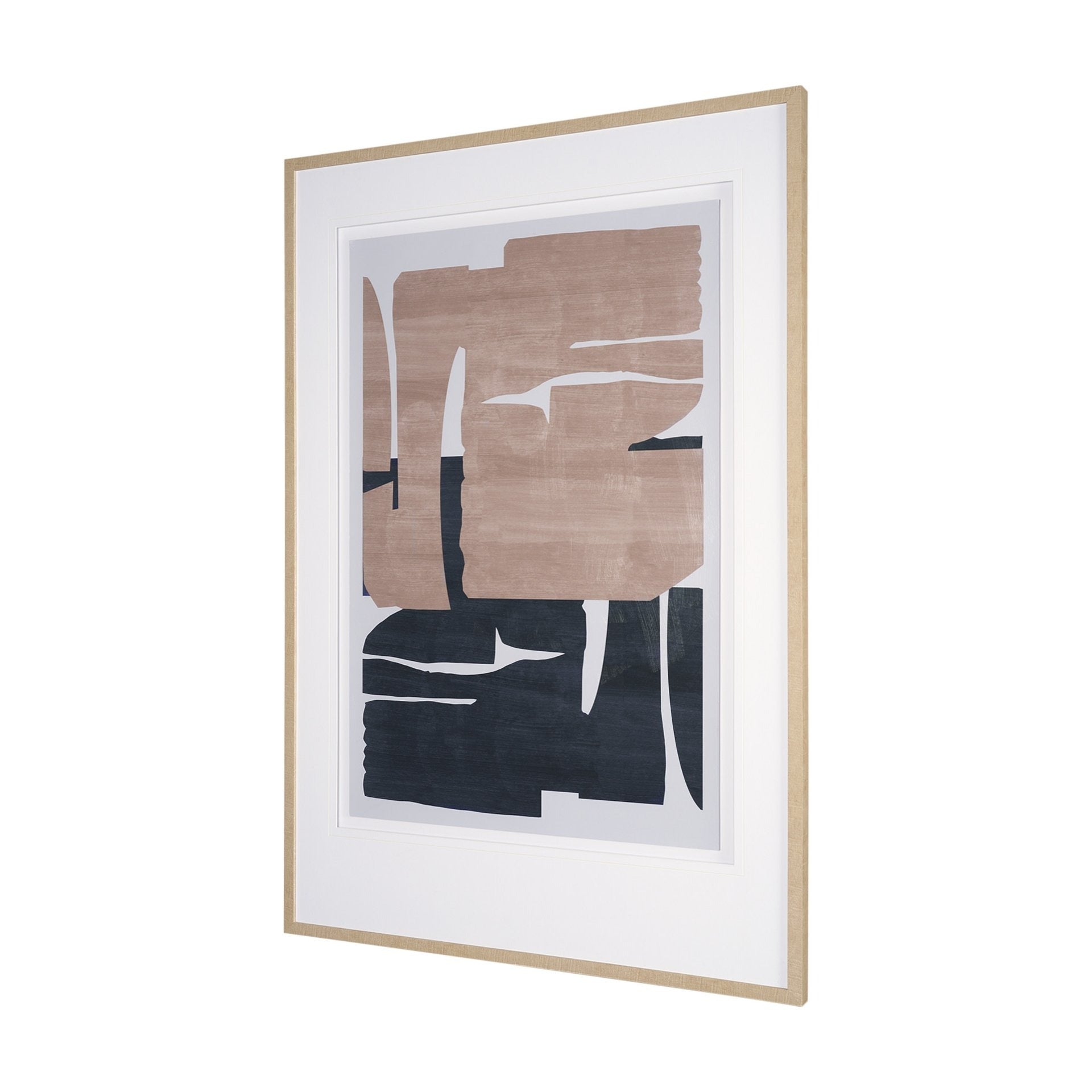 Deep Golden Brown II by Cartissi Textured Framed Artwork Matted under Glass - Dekor Butik