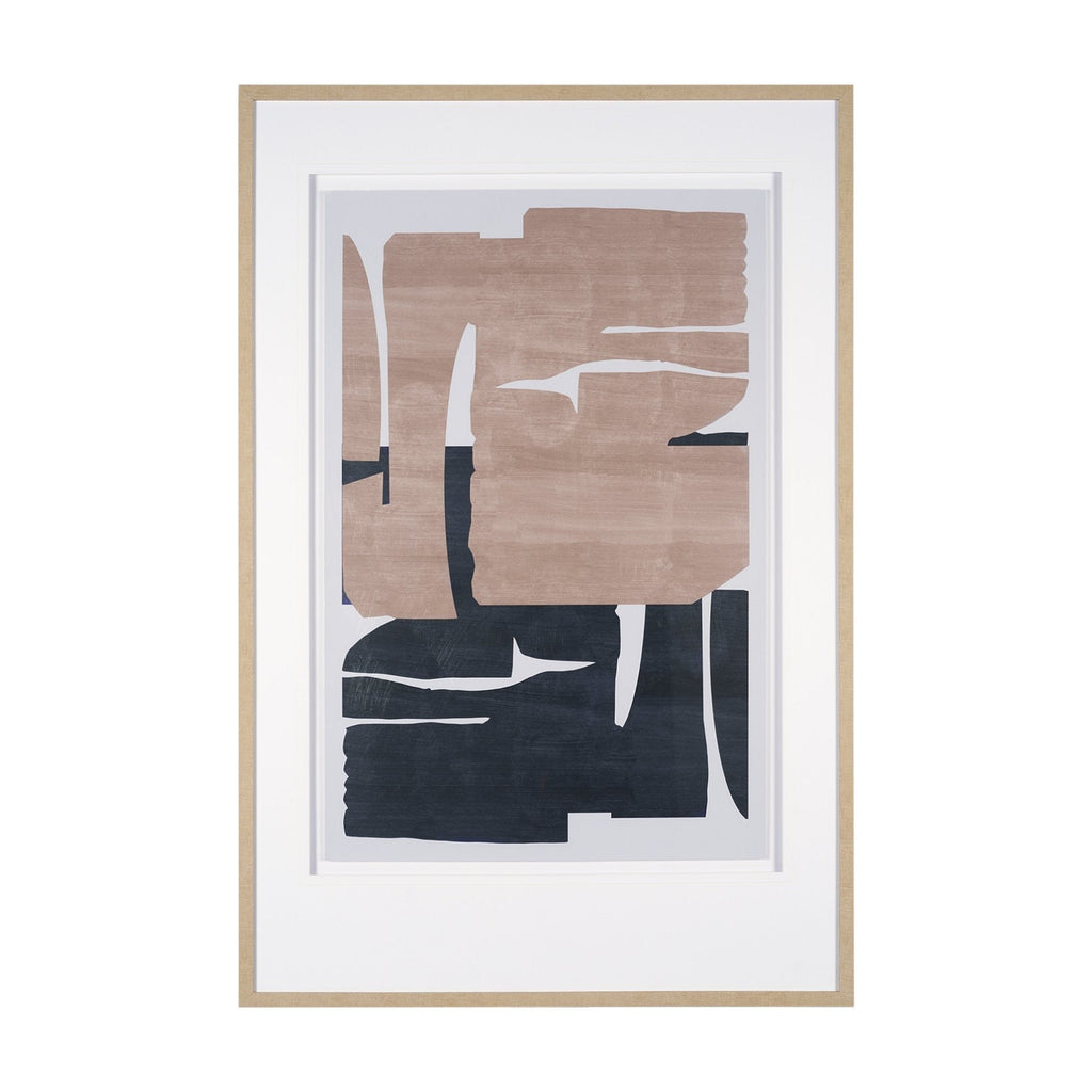 Deep Golden Brown II by Cartissi Textured Framed Artwork Matted under Glass - Dekor Butik