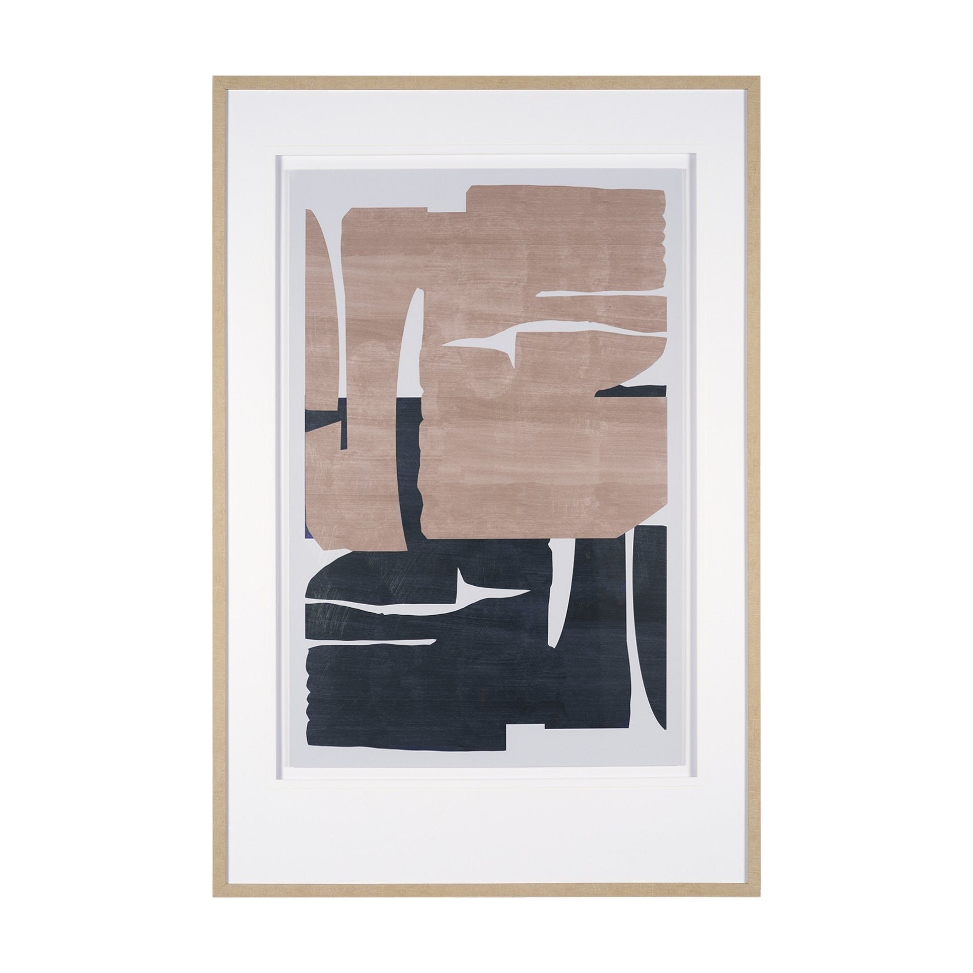 Deep Golden Brown II by Cartissi Textured Framed Artwork Matted under Glass - Dekor Butik