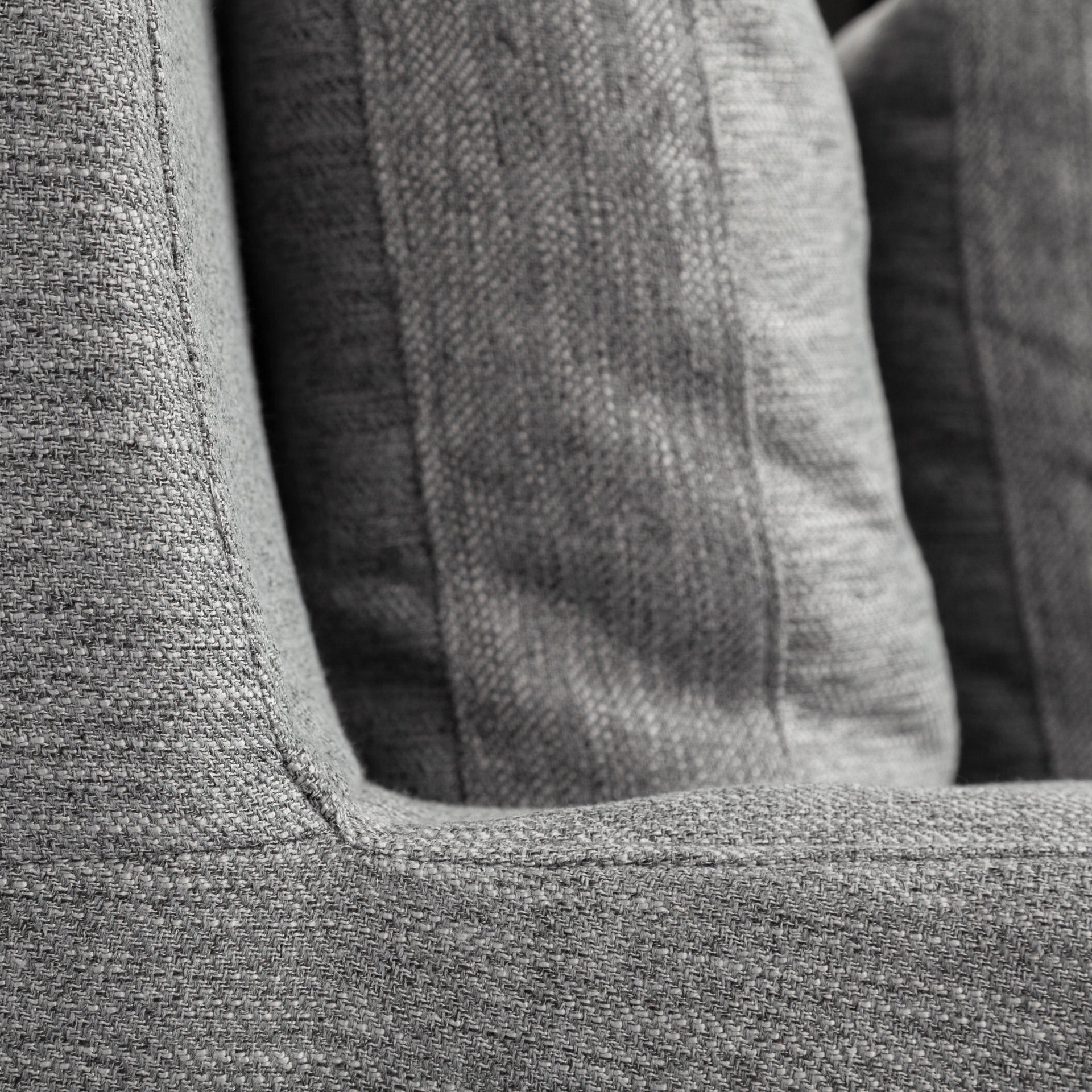 Sofas & SectionalsDenly Castlerock Gray Slipcover Three Seater Sofa - 92" - Dekor Butik