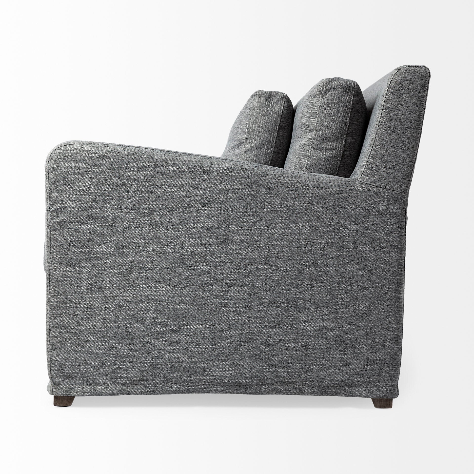 Sofas & SectionalsDenly Castlerock Gray Slipcover Three Seater Sofa - 92" - Dekor Butik