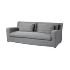 Sofas & SectionalsDenly Castlerock Gray Slipcover Three Seater Sofa - 92" - Dekor Butik