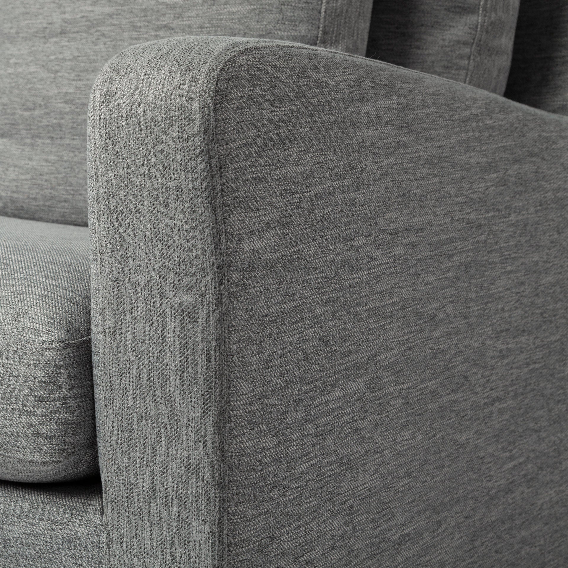 Sofas & SectionalsDenly Castlerock Gray Slipcover Three Seater Sofa - 92" - Dekor Butik