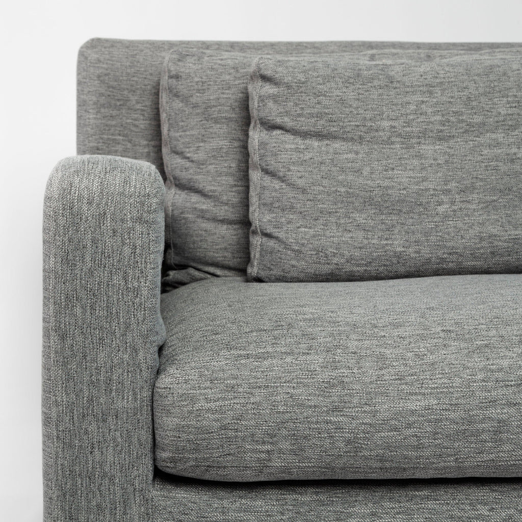 Sofas & SectionalsDenly Castlerock Gray Slipcover Three Seater Sofa - 92" - Dekor Butik