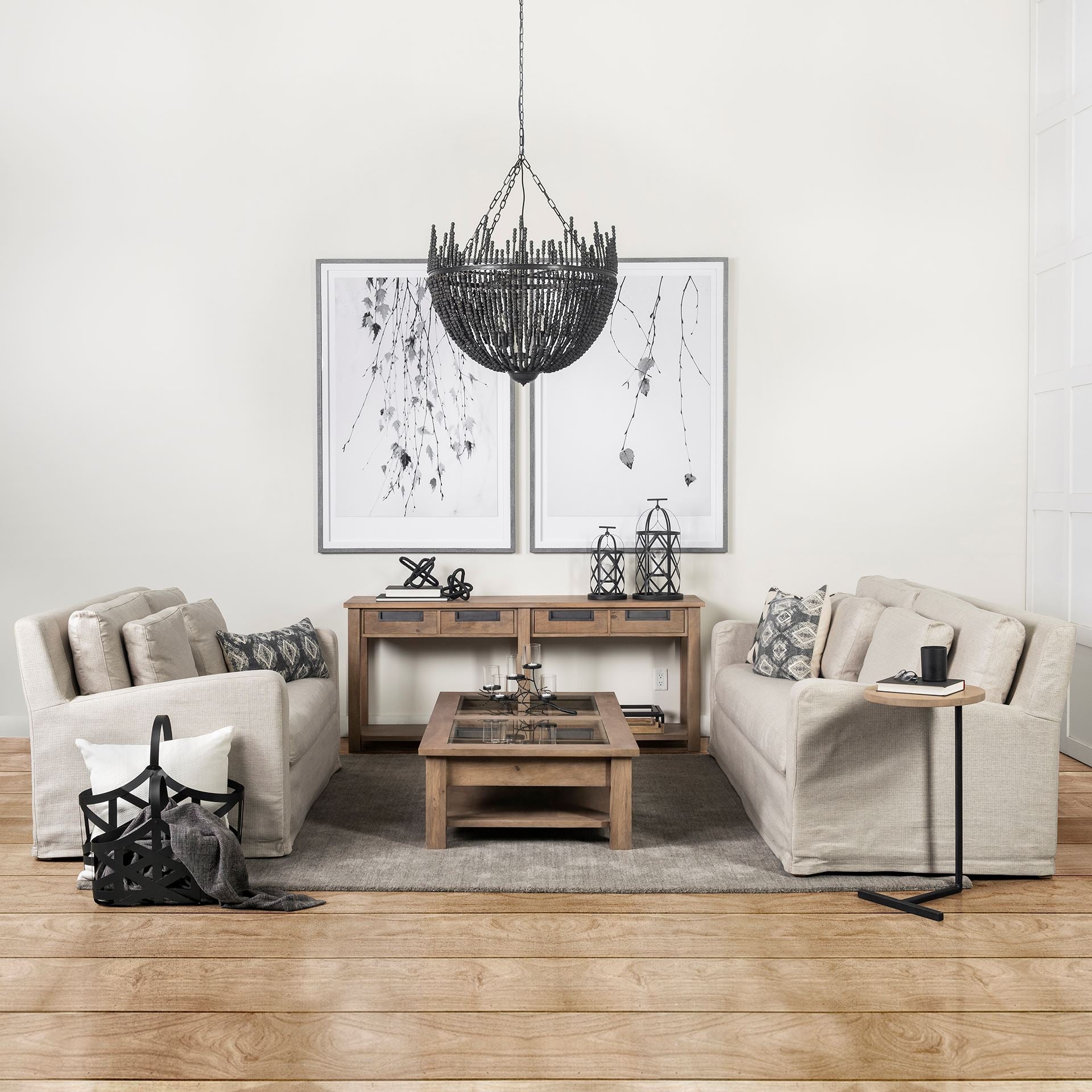 Sofas & SectionalsDenly Slipcover Loveseat - 2 Colours - Dekor Butik