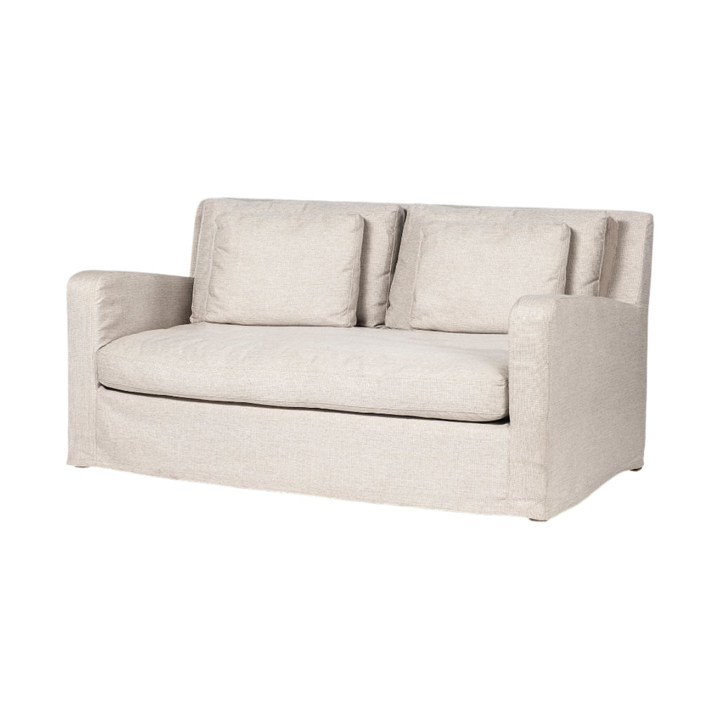Sofas & SectionalsDenly Slipcover Loveseat - BEIGE PICK UP OR LOCAL DELIVERY ONLY - Dekor Butik