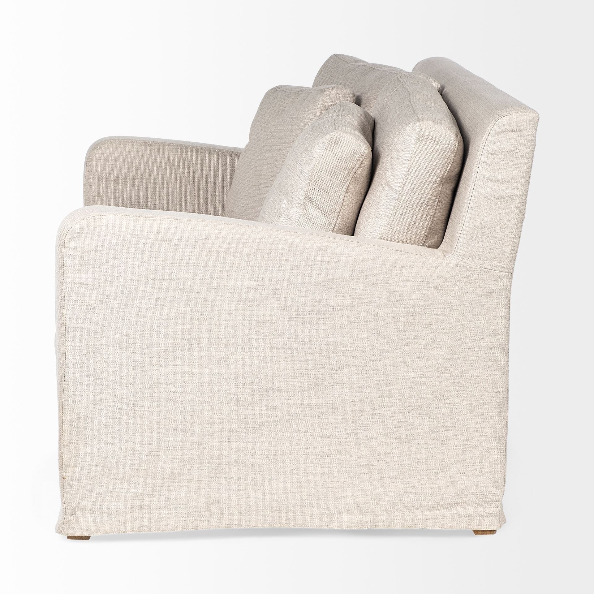 Sofas & SectionalsDenly Slipcover Loveseat - BEIGE PICK UP OR LOCAL DELIVERY ONLY - Dekor Butik
