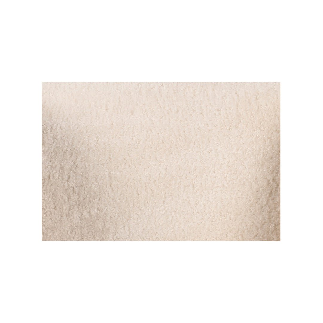 Devlin Lounge Chair Cream Faux Fur - Dekor Butik