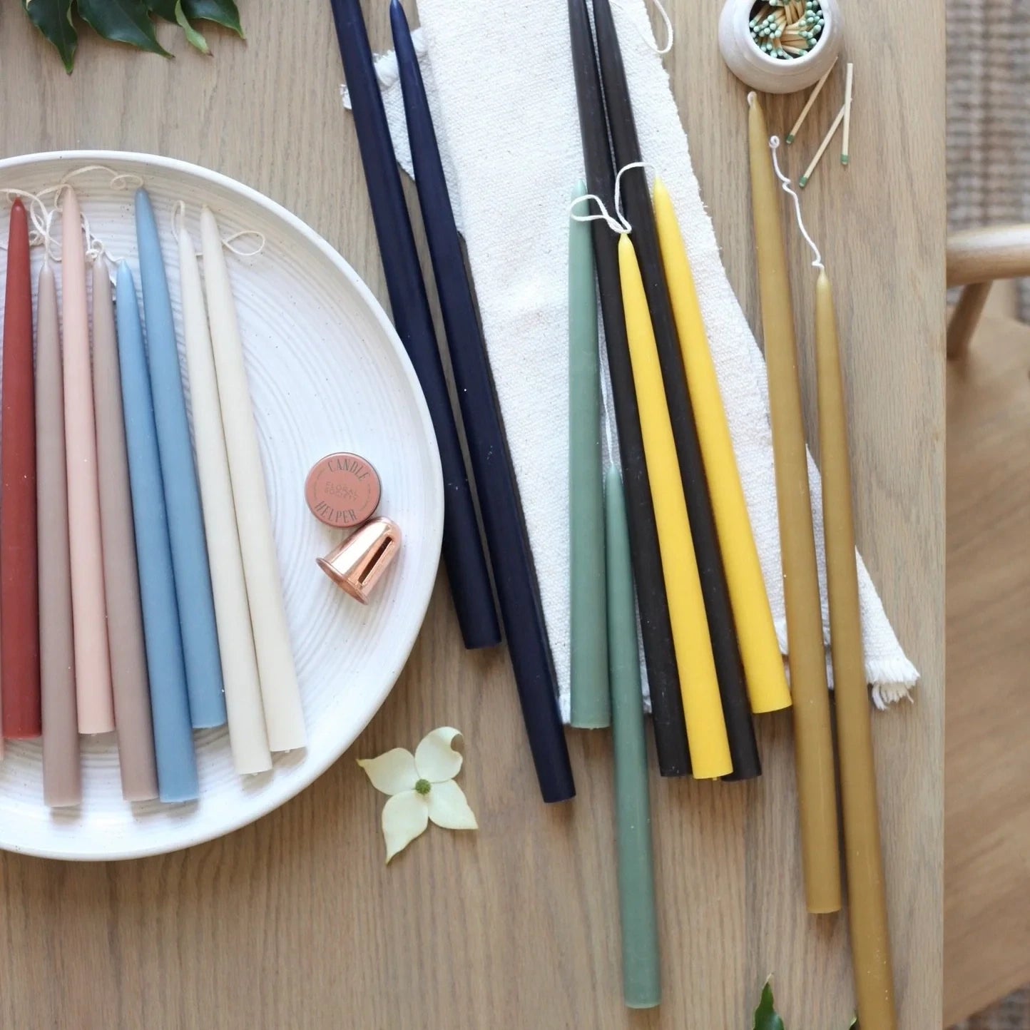 Candles and HoldersDipped 18" Taper Candles - Variety of Colours - Dekor Butik