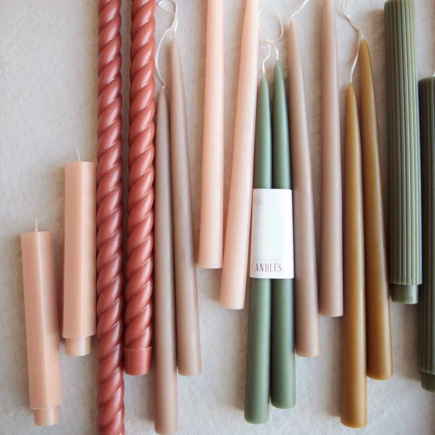 Candles and HoldersDipped 18" Taper Candles - Variety of Colours - Dekor Butik
