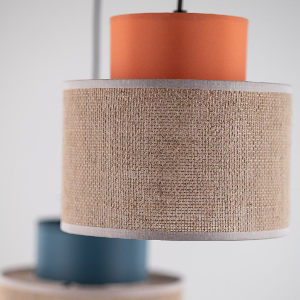 Pendant Light FixturesDUO Jute Mix 3-Light Pendant for Kitchen Island & Dining Table - Dekor Butik
