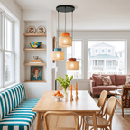 Pendant Light FixturesDUO Jute Mix 3-Light Pendant for Kitchen Island & Dining Table - Dekor Butik