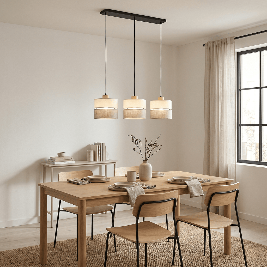 Eco Scandinavian 3 - Light Pendant for Kitchen Island & Dining Table - Dekor Butik