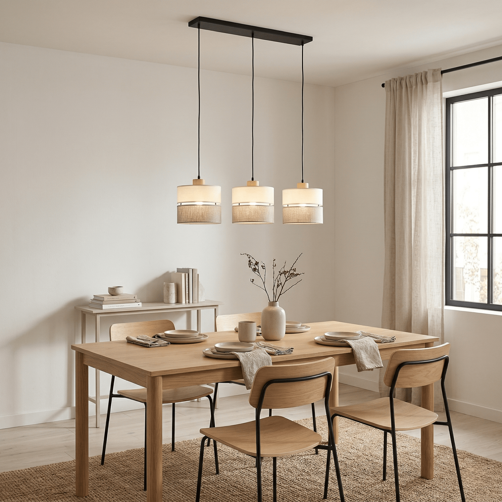 Eco Scandinavian 3 - Light Pendant for Kitchen Island & Dining Table - Dekor Butik