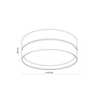 ECO Scandinavian Flush Mount Ceiling Light for Hallway, Kitchen & Bedroom - Dekor Butik