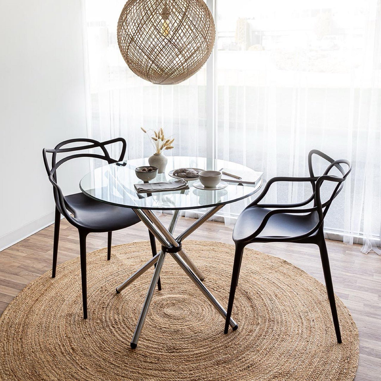 saleEdie Dining Table - Chrome - Dekor Butik