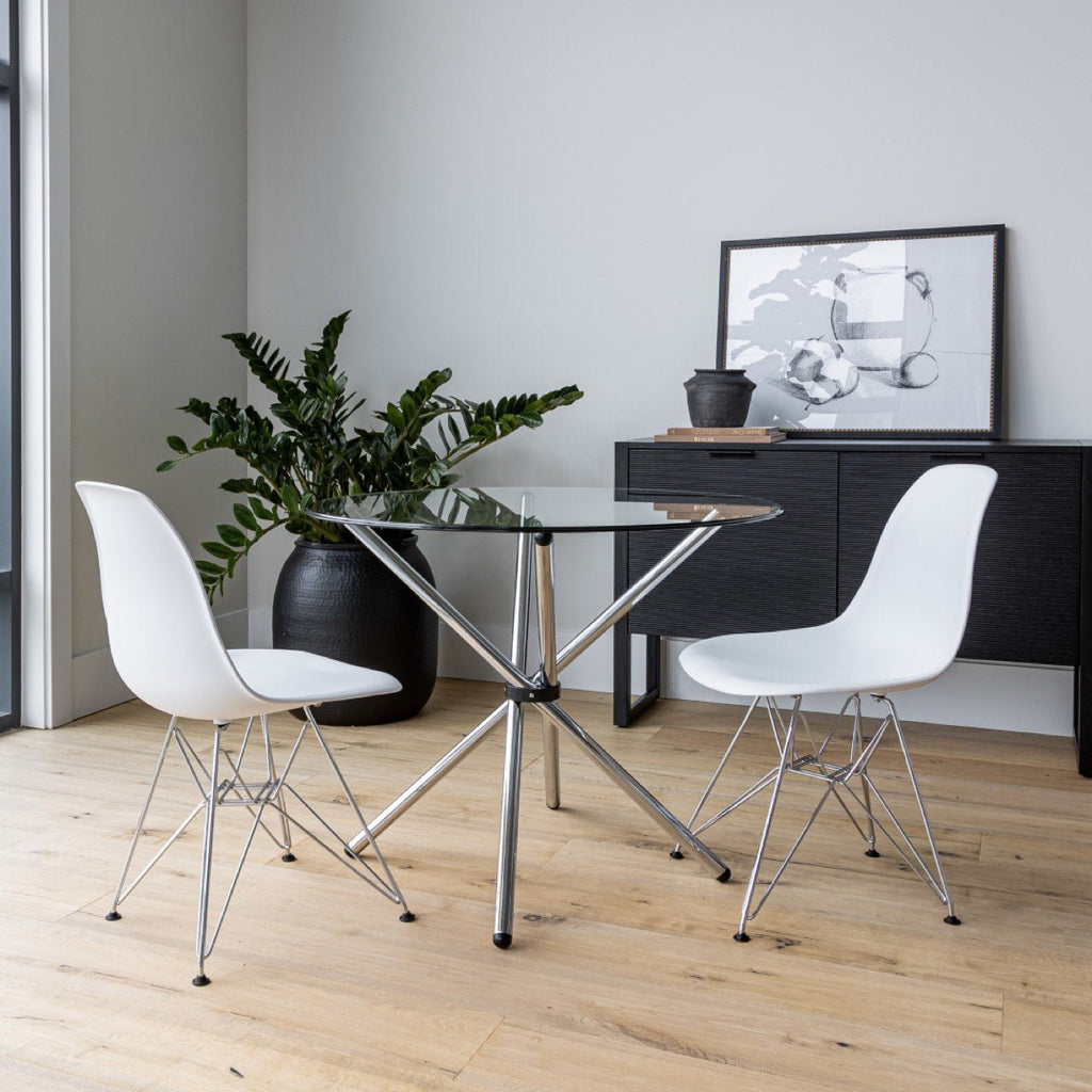 saleEdie Dining Table - Chrome - Dekor Butik