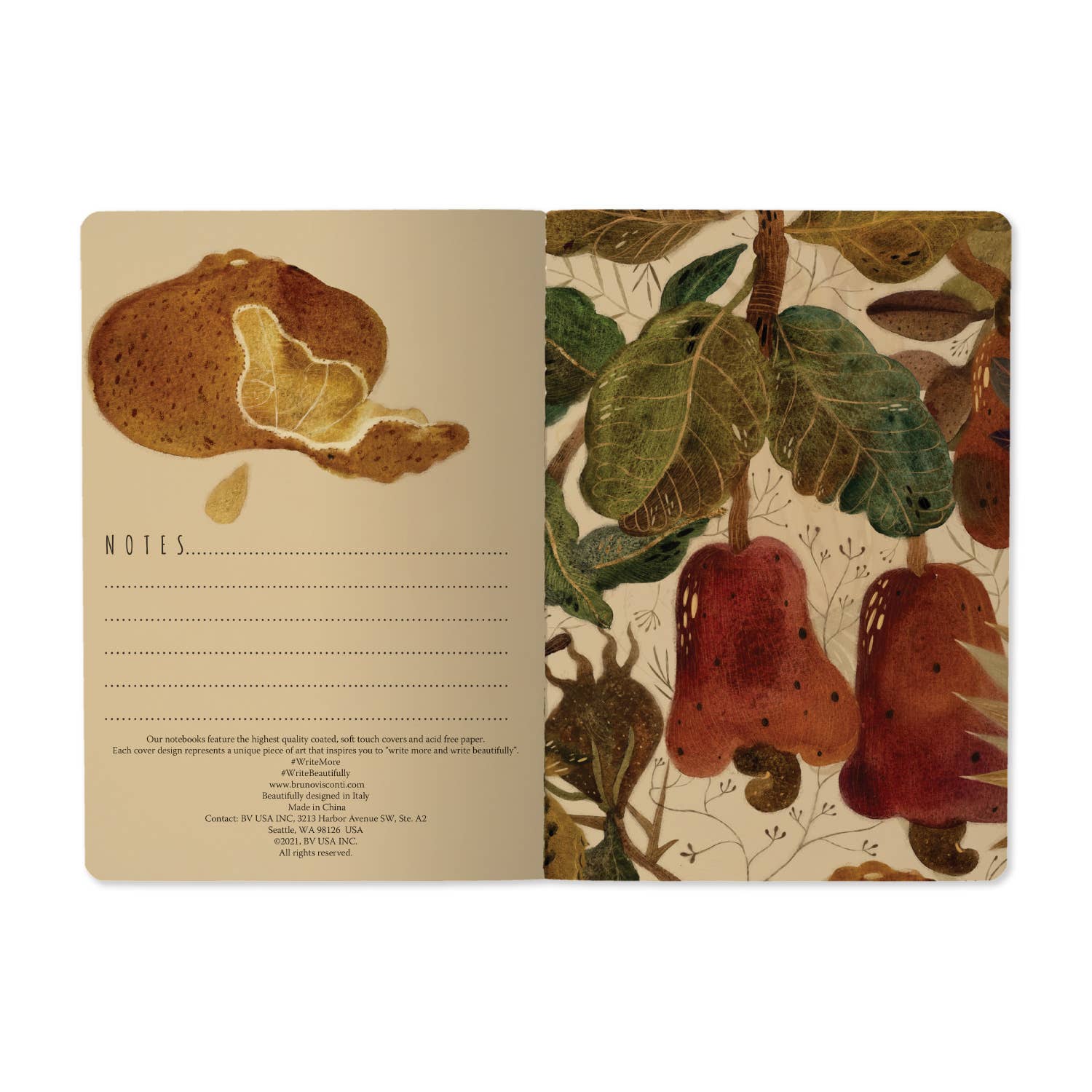Figs & Flowers Notebook