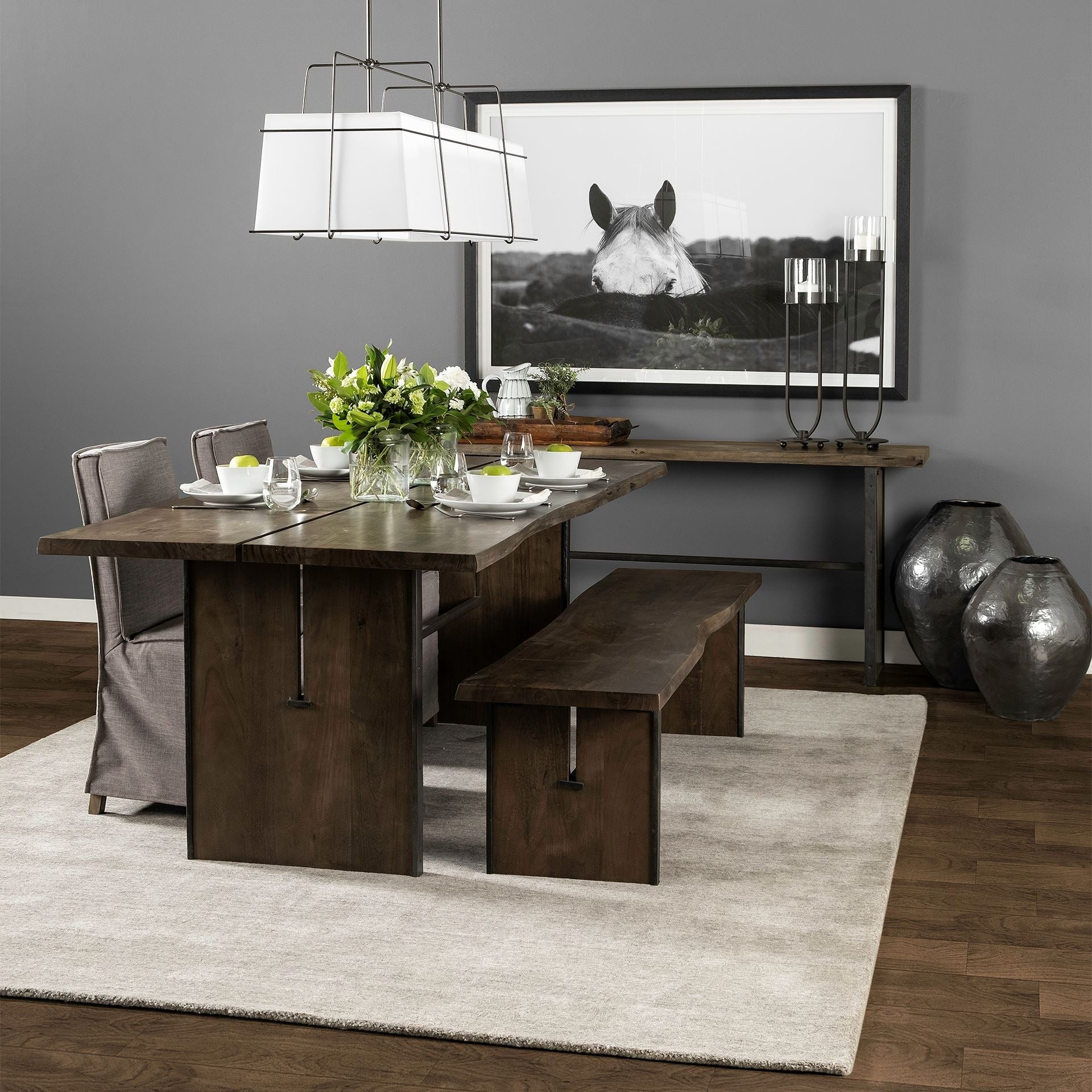 Elbert Fabric Dining Chair - Dekor Butik
