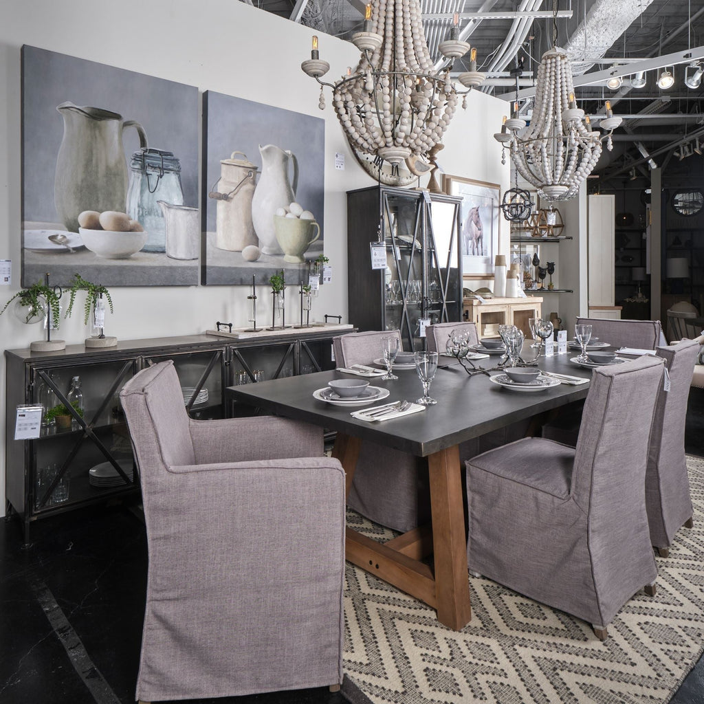 Elbert Fabric Dining Chair - Dekor Butik