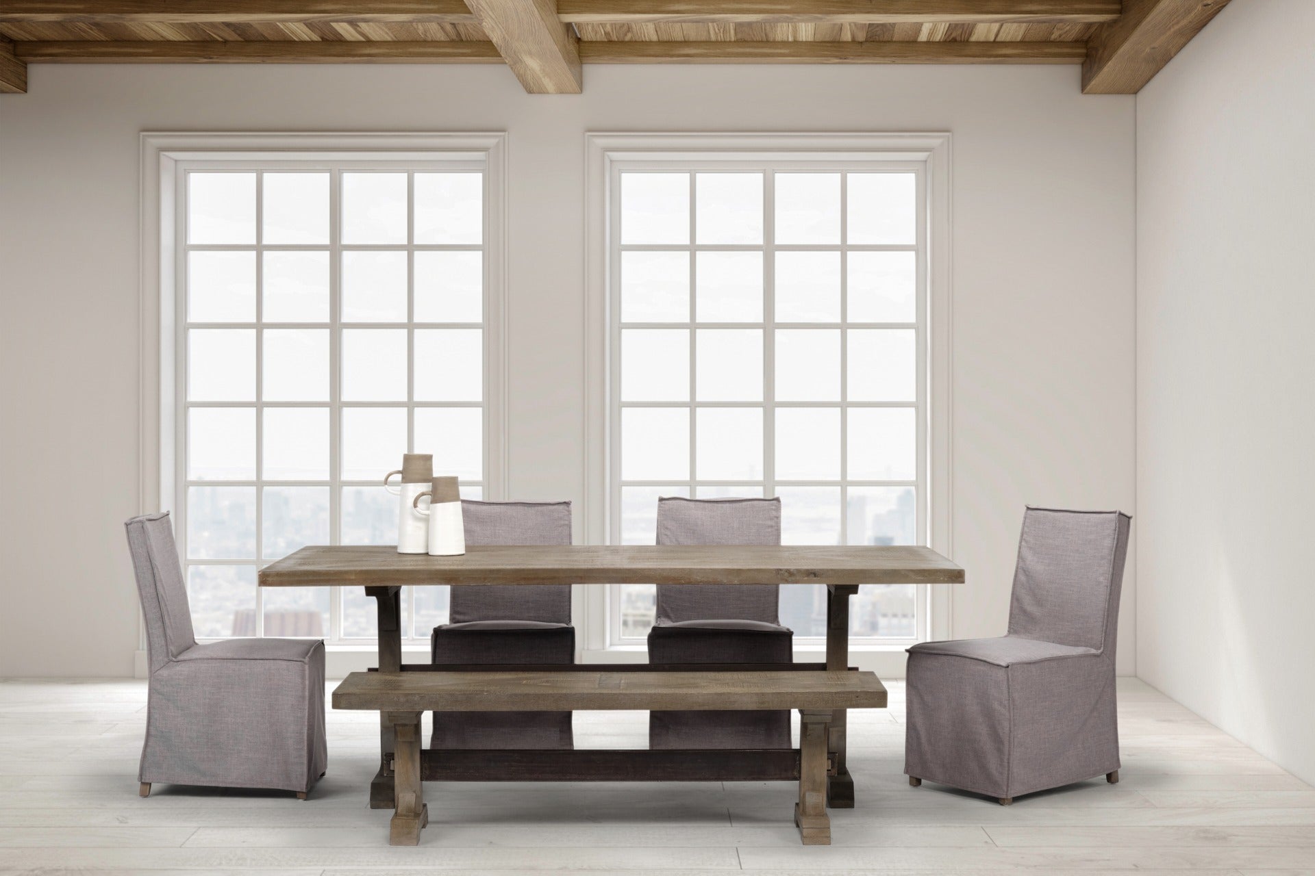Elbert Fabric Dining Chair - Dekor Butik