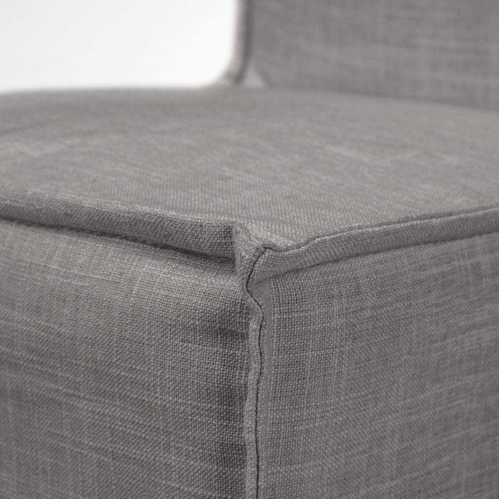 Elbert II Fabric Slip - Cover Frame Dining Chair - 2 Colors - Dekor Butik