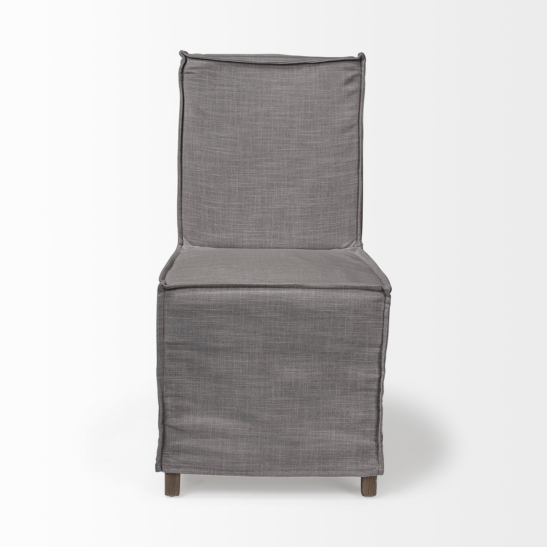 Elbert II Fabric Slip - Cover Frame Dining Chair - 2 Colors - Dekor Butik