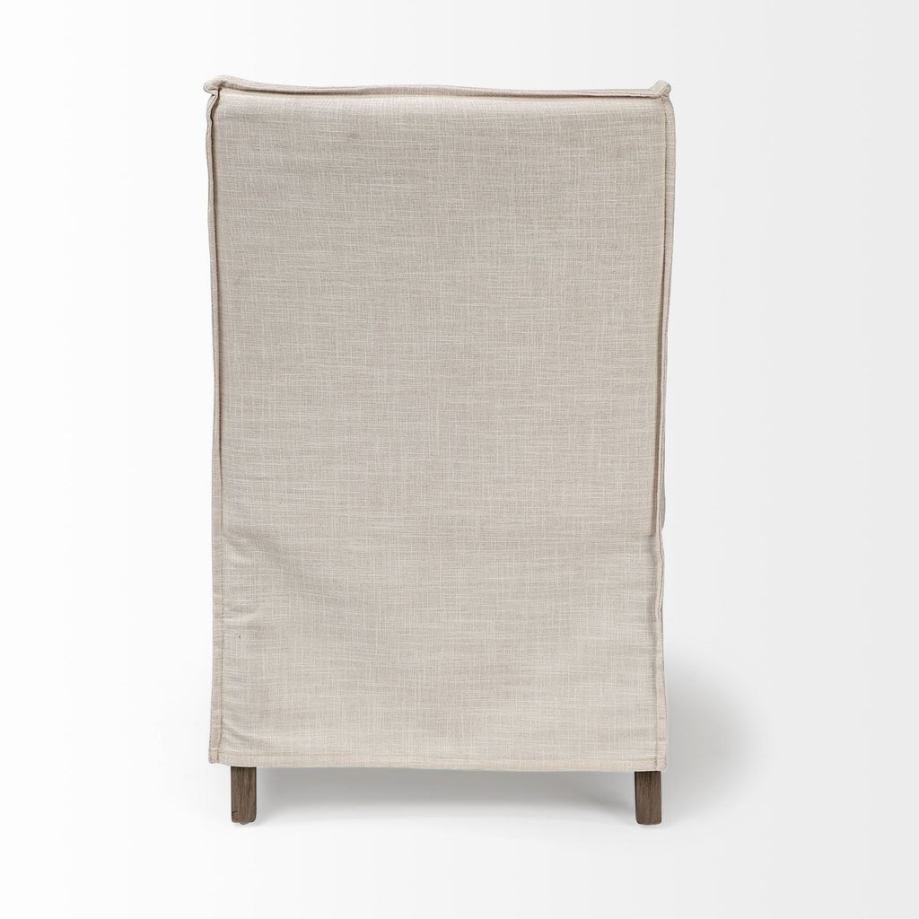 Elbert II Fabric Slip - Cover Frame Dining Chair - 2 Colors - Dekor Butik