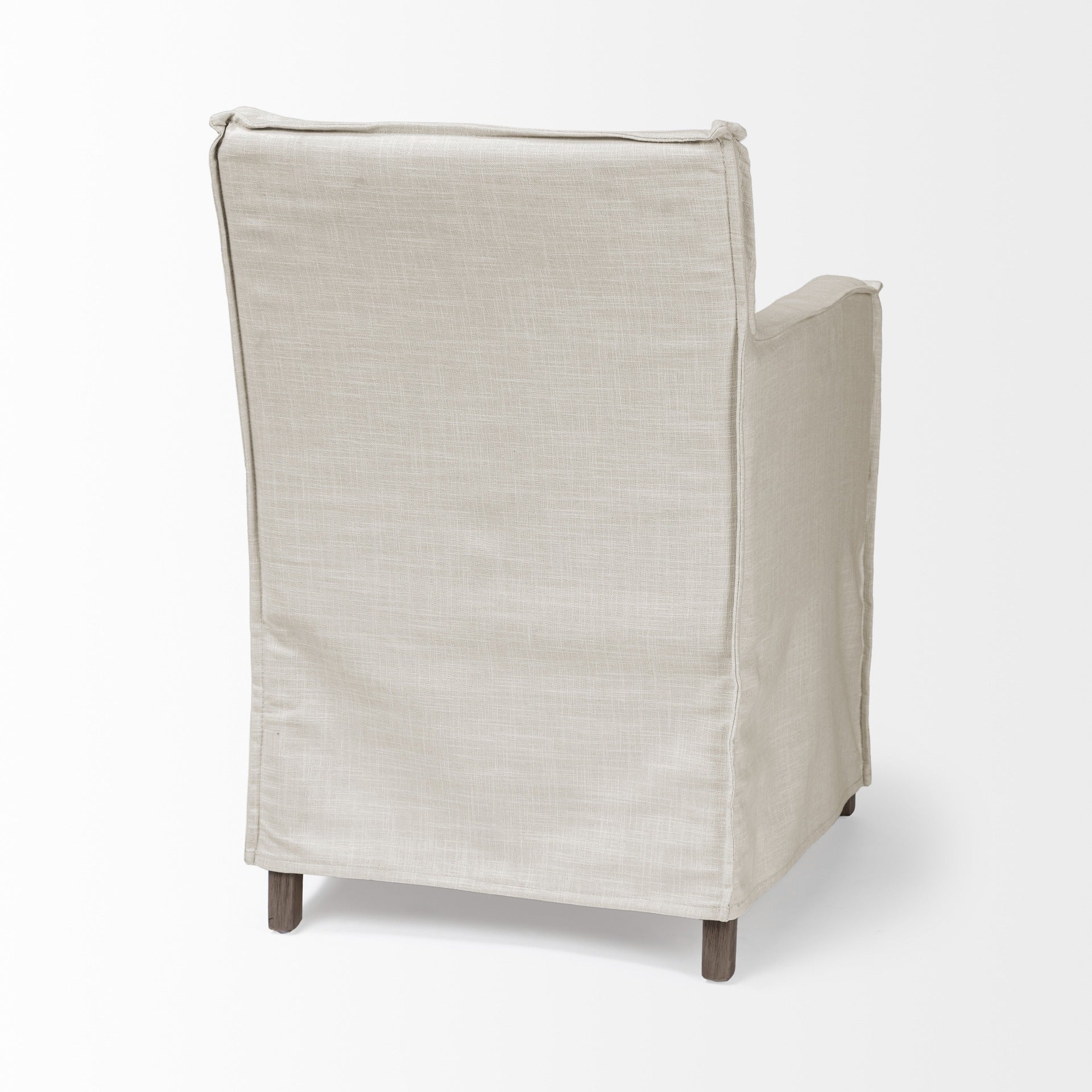 Elbert II Fabric Slip - Cover Frame Dining Chair - 2 Colors - Dekor Butik