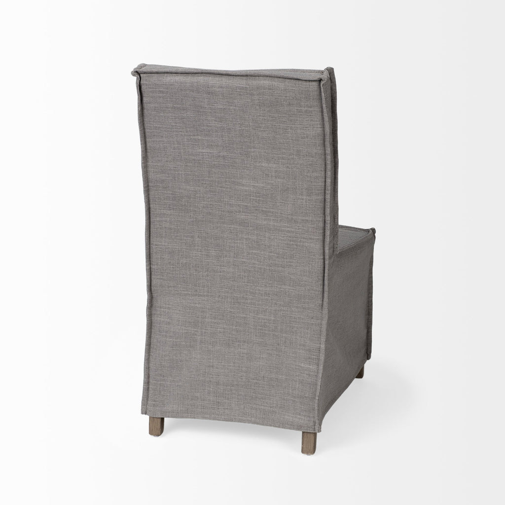 Elbert II Fabric Slip - Cover Frame Dining Chair - 2 Colors - Dekor Butik